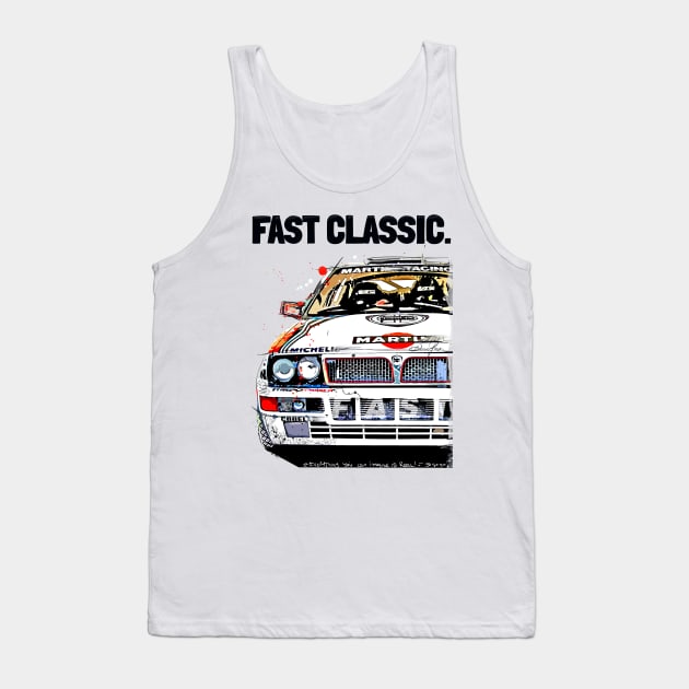 Lancia Delta art Tank Top by Woohoo